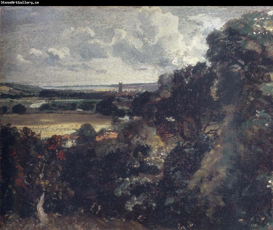 John Constable Dedham from near Gun Hill,Langham